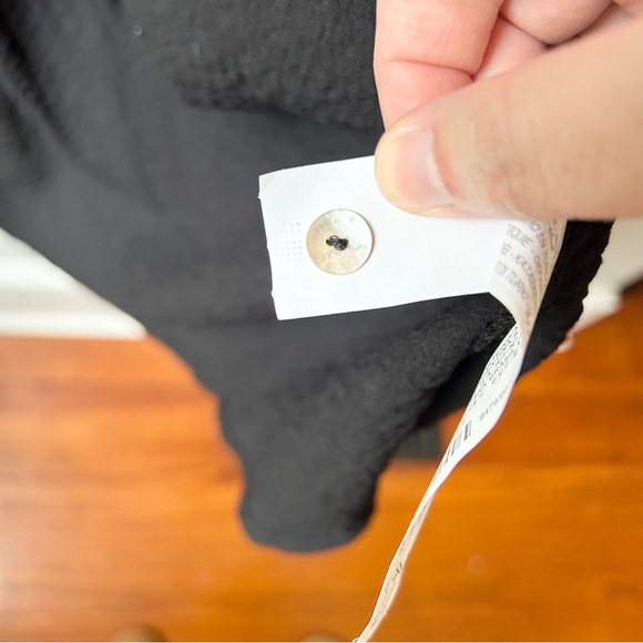 Zara black hooded tie front viscose duster - Picture 10 of 11